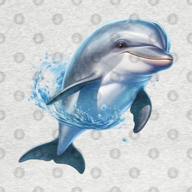Baby Dolphin by Chromatic Fusion Studio